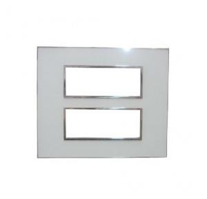 Legrand Arteor White Blanking Plate + Frame, 2 M, 5758 10